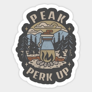 Peak Perk Up Sticker